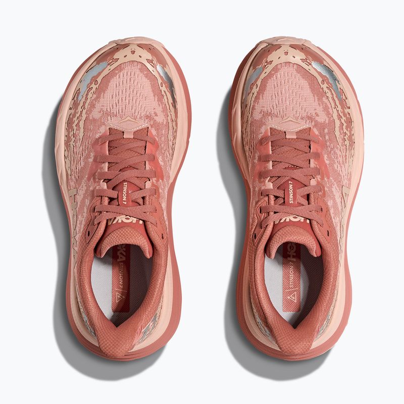 Кросівки для бігу жіночі HOKA Stinson 7 blush/rose latte 8