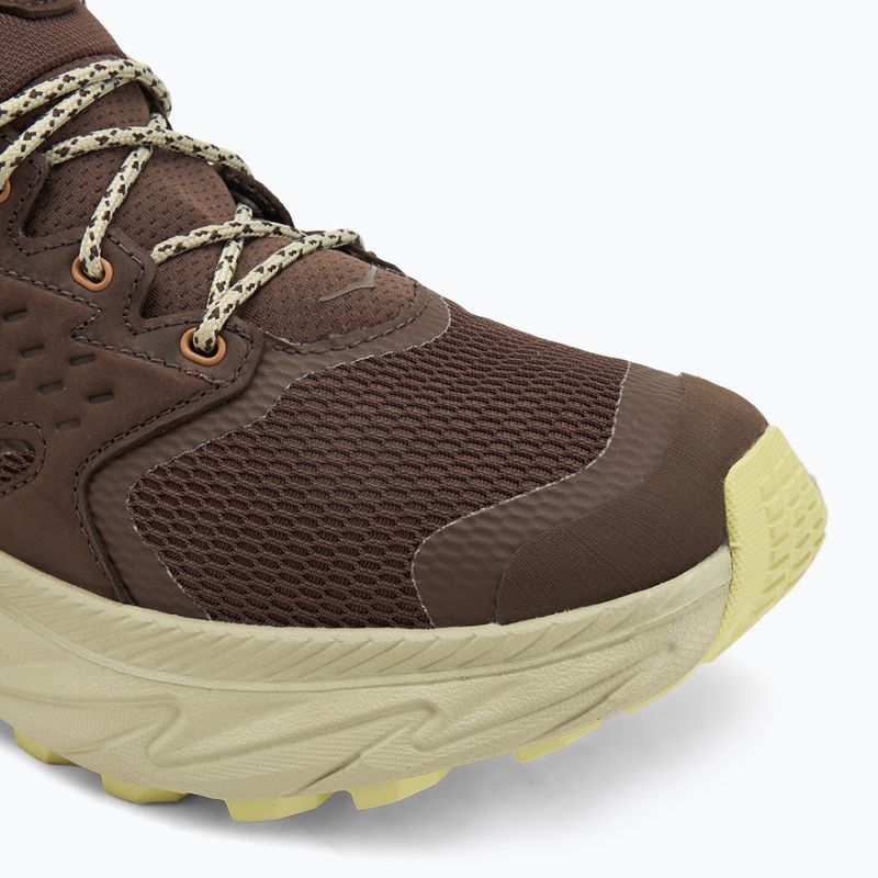 Кросівки туристичні чоловічі HOKA Anacapa 2 Mid GTX walnut/oyster mushroom 7