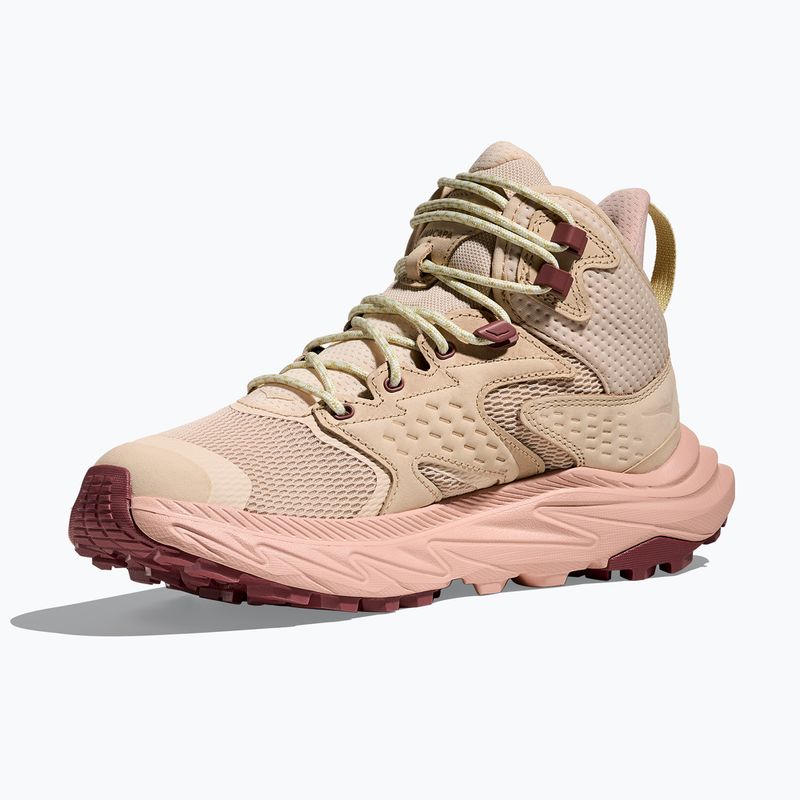 Кросівки туристичні жіночі HOKA Anacapa 2 Mid GTX oak/rose latte 4