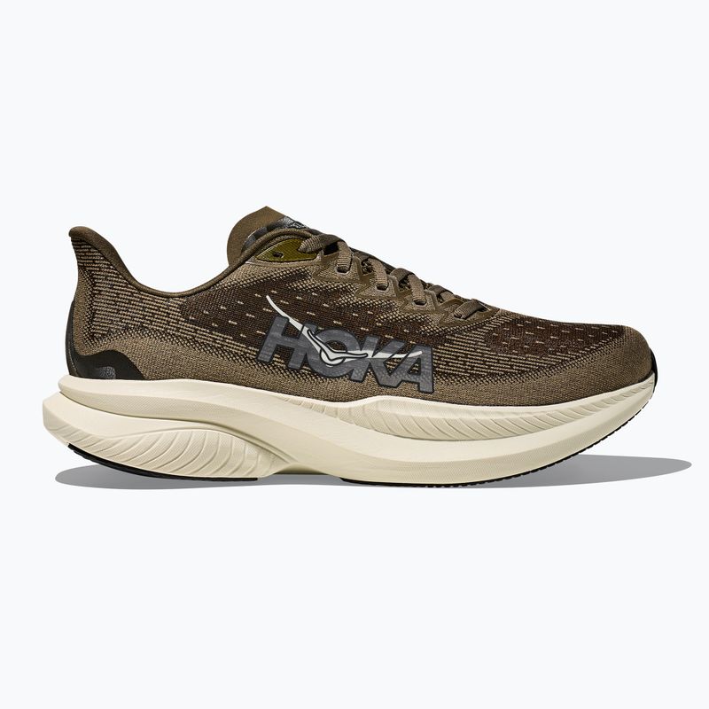 Кросівки для бігу чоловічі HOKA Mach 6 antique olive/truffle salt 2