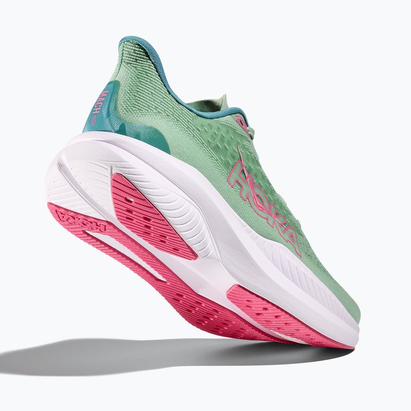 Кросівки для бігу жіночі HOKA Mach 6 jadeite/alpine blue 5