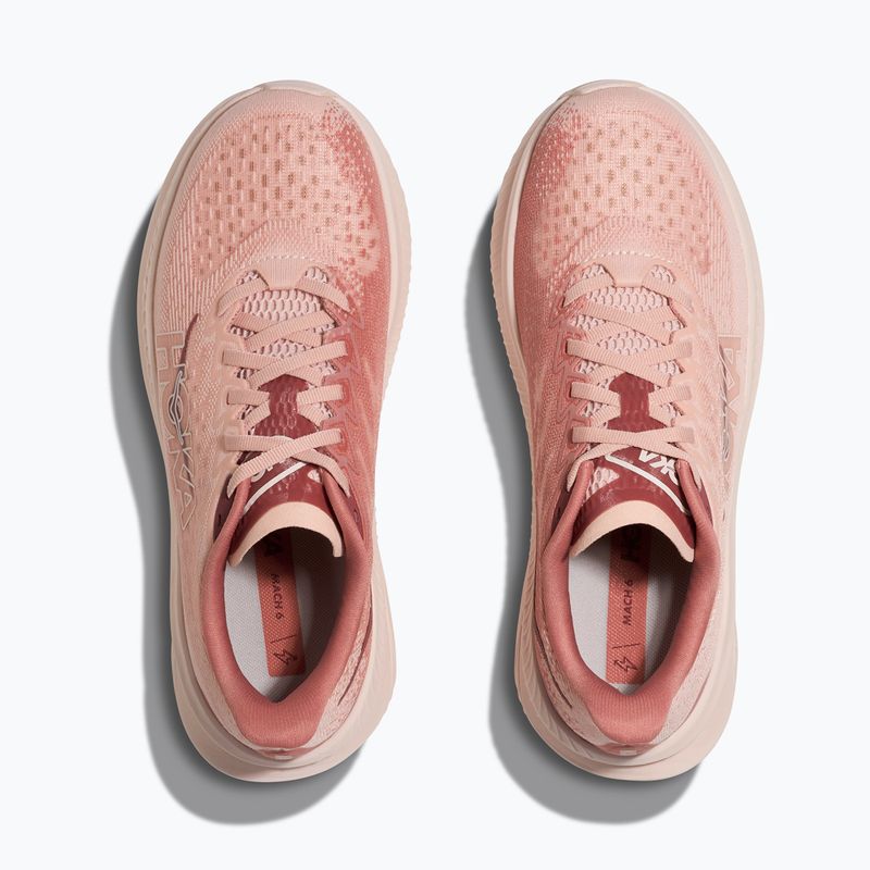 Кросівки для бігу жіночі HOKA Mach 6 roselatte/blush 8