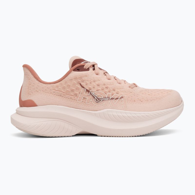 Кросівки для бігу жіночі HOKA Mach 6 roselatte/blush 2