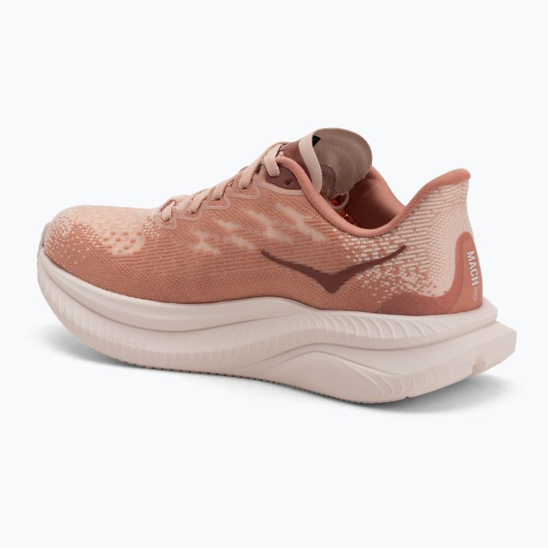 Кросівки для бігу жіночі HOKA Mach 6 roselatte/blush 3
