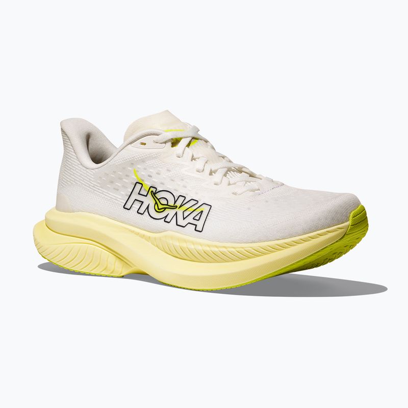 Кросівки для бігу жіночі HOKA Mach 6 white/neon hoka citrus