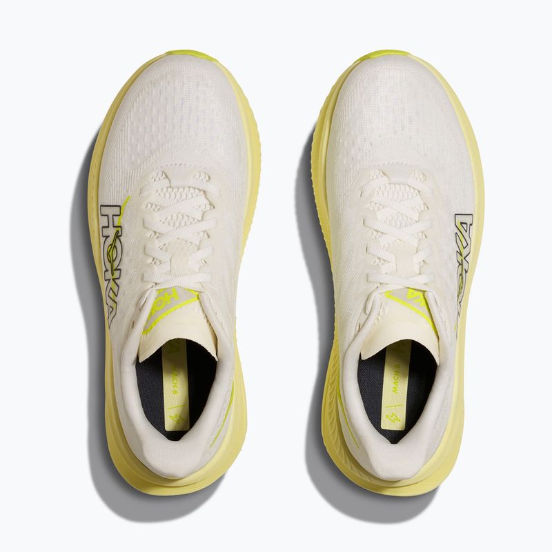 Кросівки для бігу жіночі HOKA Mach 6 white/neon hoka citrus 8