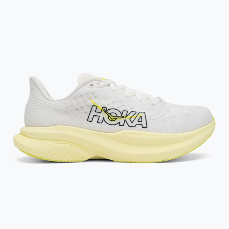 Кросівки для бігу жіночі HOKA Mach 6 white/neon hoka citrus 2
