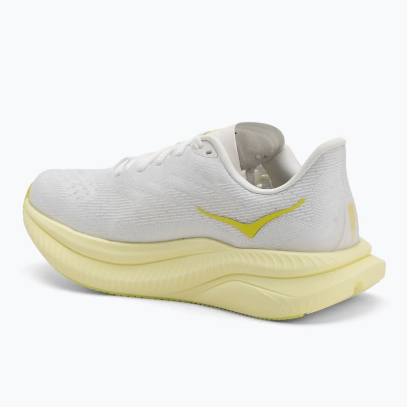 Кросівки для бігу жіночі HOKA Mach 6 white/neon hoka citrus 3