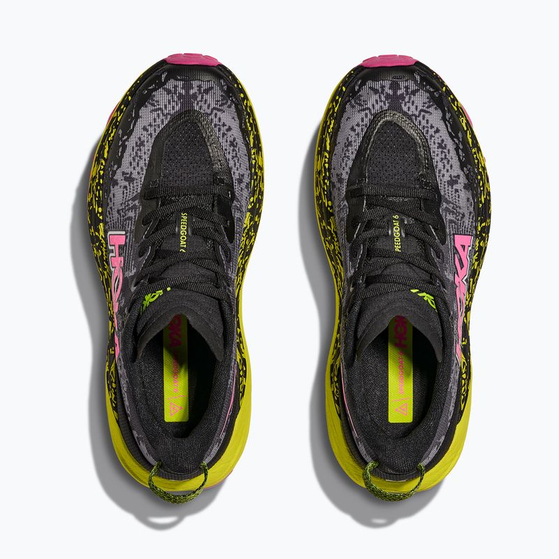 Кросівки для бігу жіночі HOKA Speedgoat 6 black/neon rose 8