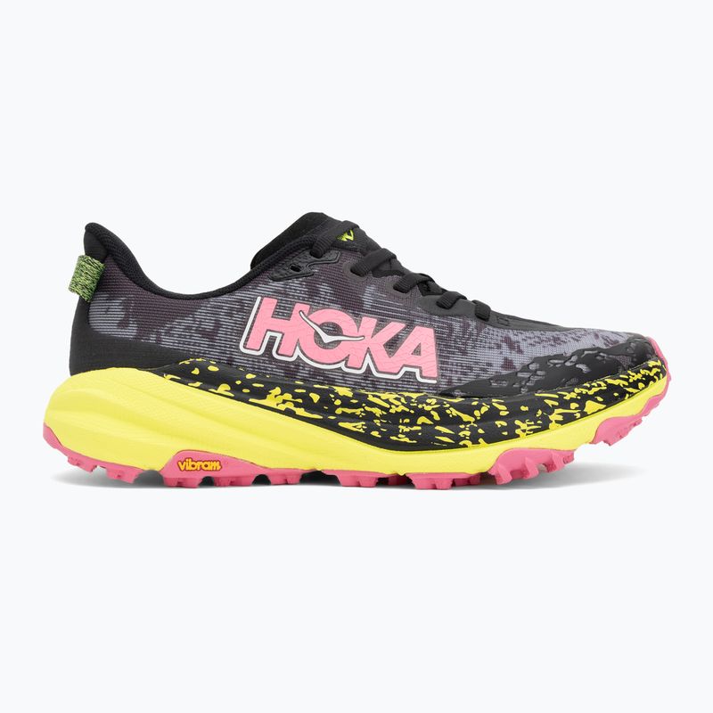 Кросівки для бігу жіночі HOKA Speedgoat 6 black/neon rose 2