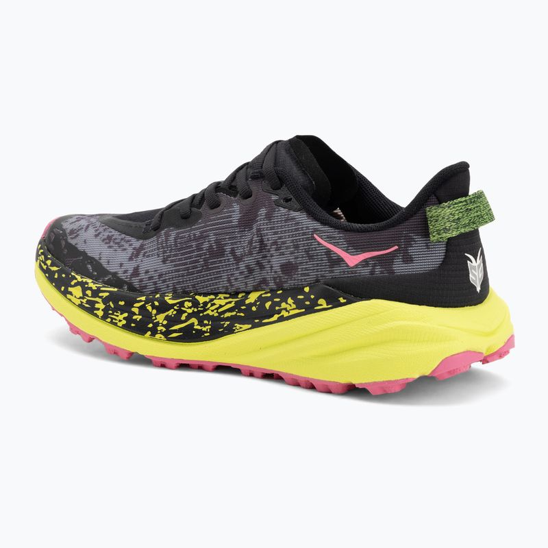 Кросівки для бігу жіночі HOKA Speedgoat 6 black/neon rose 3