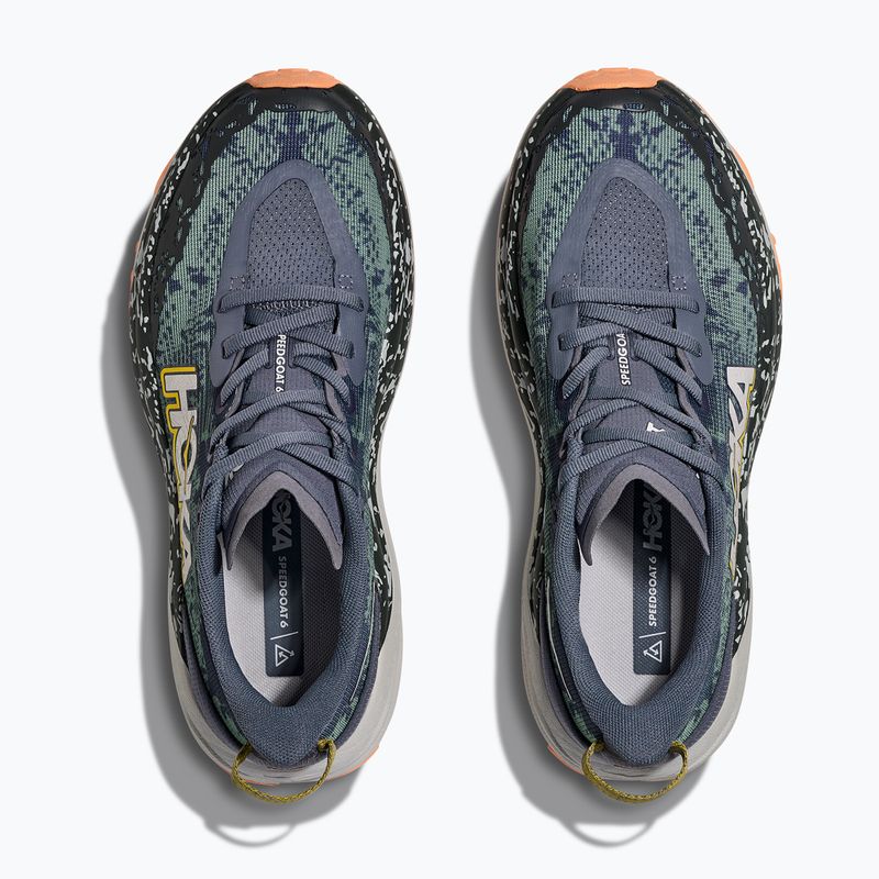 Кросівки для бігу жіночі HOKA Speedgoat 6 grey skies/cosmic grey 8