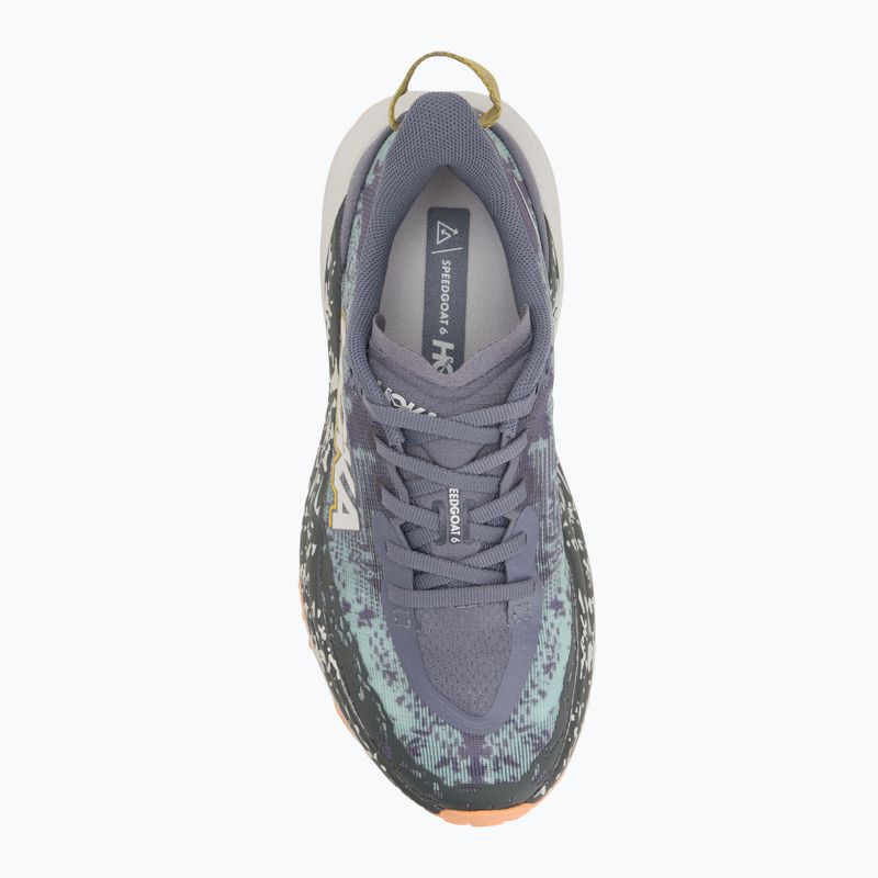 Кросівки для бігу жіночі HOKA Speedgoat 6 grey skies/cosmic grey 4