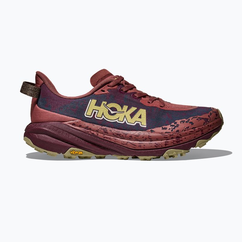 Кросівки для бігу жіночі HOKA Speedgoat 6 rouge/black cherry 2