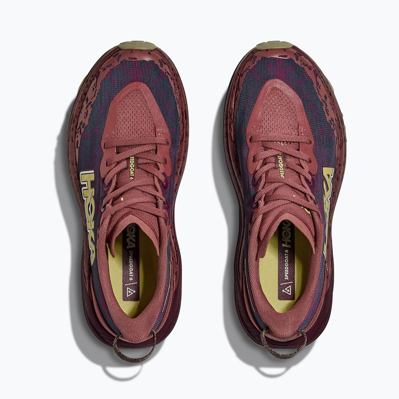 Кросівки для бігу жіночі HOKA Speedgoat 6 rouge/black cherry 8