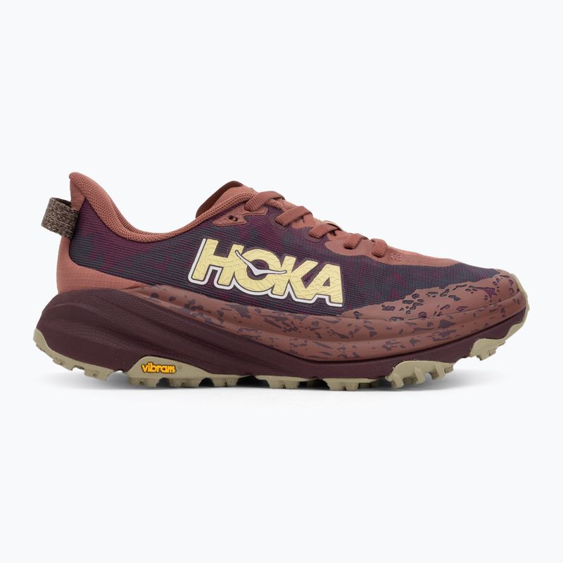 Кросівки для бігу жіночі HOKA Speedgoat 6 rouge/black cherry 2