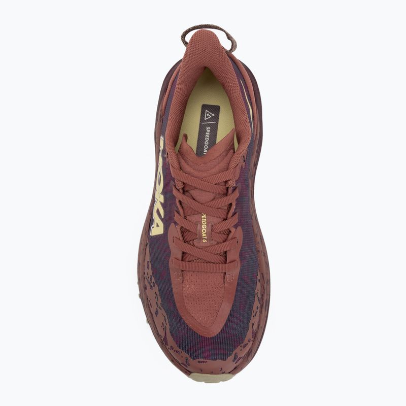 Кросівки для бігу жіночі HOKA Speedgoat 6 rouge/black cherry 5