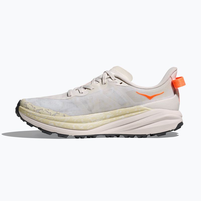 Кросівки для бігу чоловічі HOKA Speedgoat 6 Wide white/neon tangerine 3