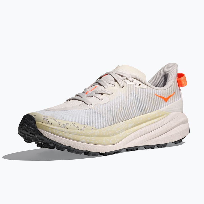 Кросівки для бігу чоловічі HOKA Speedgoat 6 Wide white/neon tangerine 4
