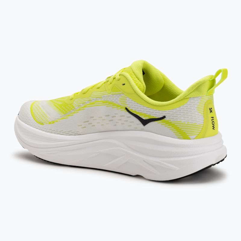 Кросівки для бігу чоловічі HOKA Skyflow neon hoka citrus/neon white 3