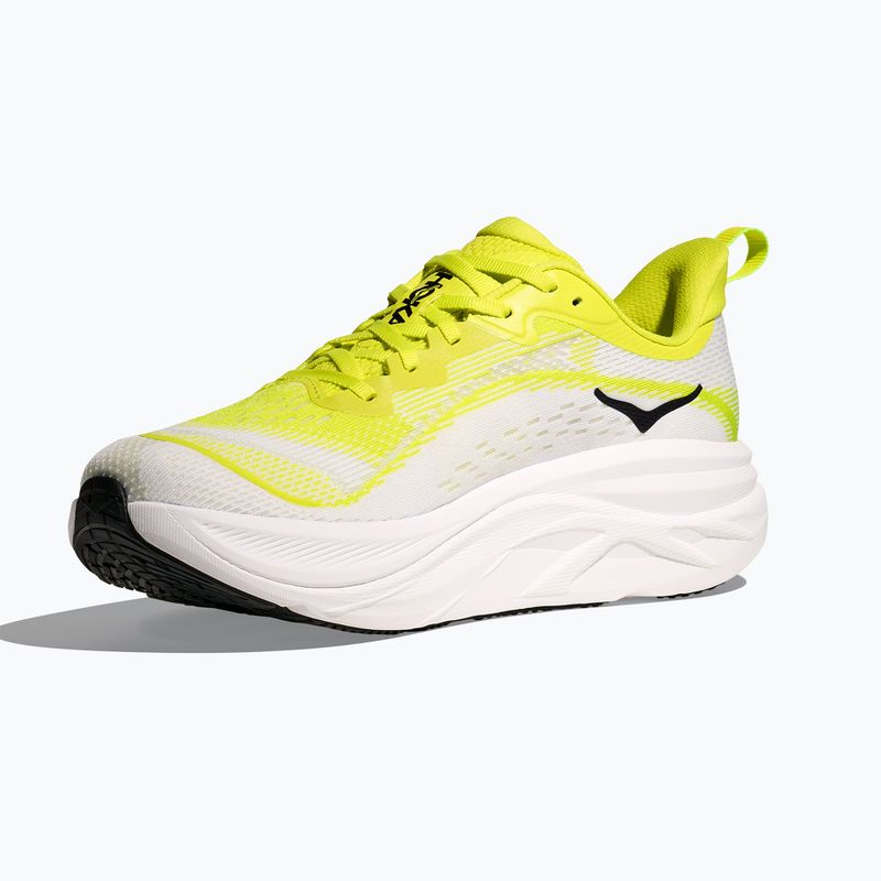 Кросівки для бігу чоловічі HOKA Skyflow neon hoka citrus/neon white 4