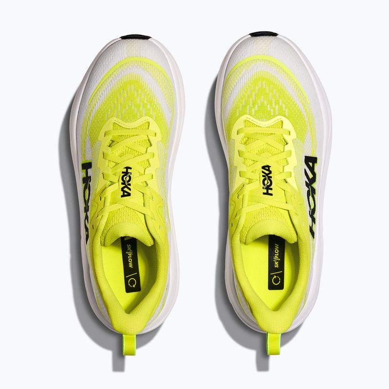 Кросівки для бігу чоловічі HOKA Skyflow neon hoka citrus/neon white 8