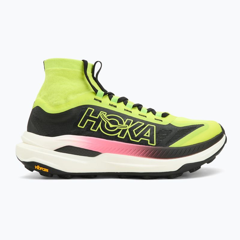 Кросівки для бігу чоловічі HOKA Tecton X 3 neon hoka citrus/black 2