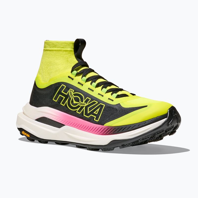 Кросівки для бігу жіночі HOKA Tecton X 3 neon hoka citrus/black