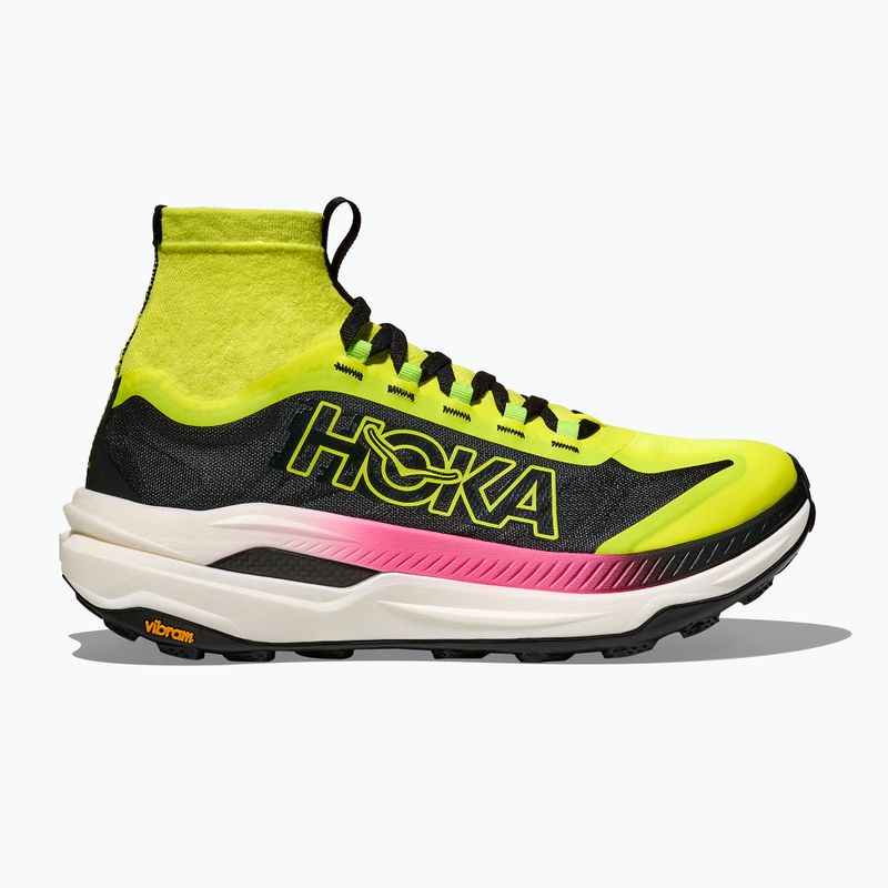 Кросівки для бігу жіночі HOKA Tecton X 3 neon hoka citrus/black 2