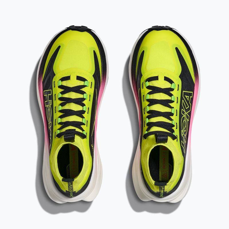 Кросівки для бігу жіночі HOKA Tecton X 3 neon hoka citrus/black 8