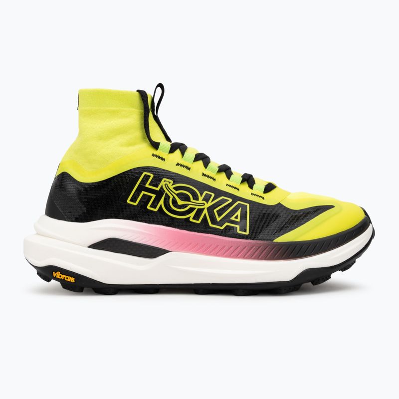 Кросівки для бігу жіночі HOKA Tecton X 3 neon hoka citrus/black 2