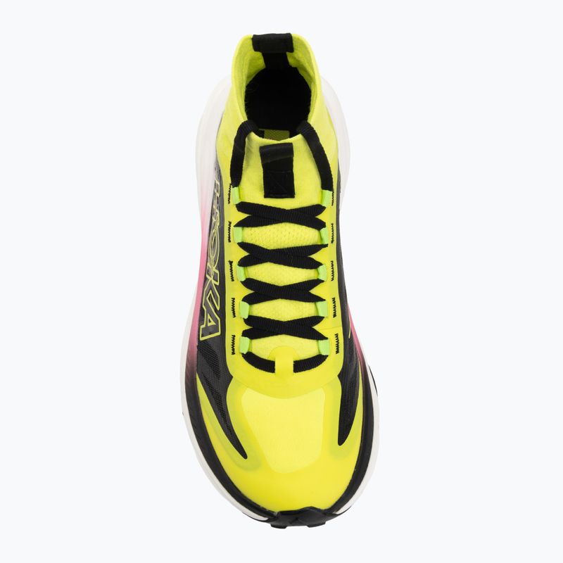 Кросівки для бігу жіночі HOKA Tecton X 3 neon hoka citrus/black 5