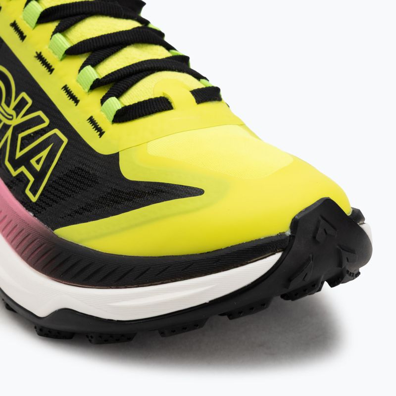 Кросівки для бігу жіночі HOKA Tecton X 3 neon hoka citrus/black 7