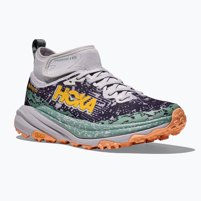 Кросівки для бігу жіночі HOKA Speedgoat 6 MID GTX asteroid/cosmic grey 8