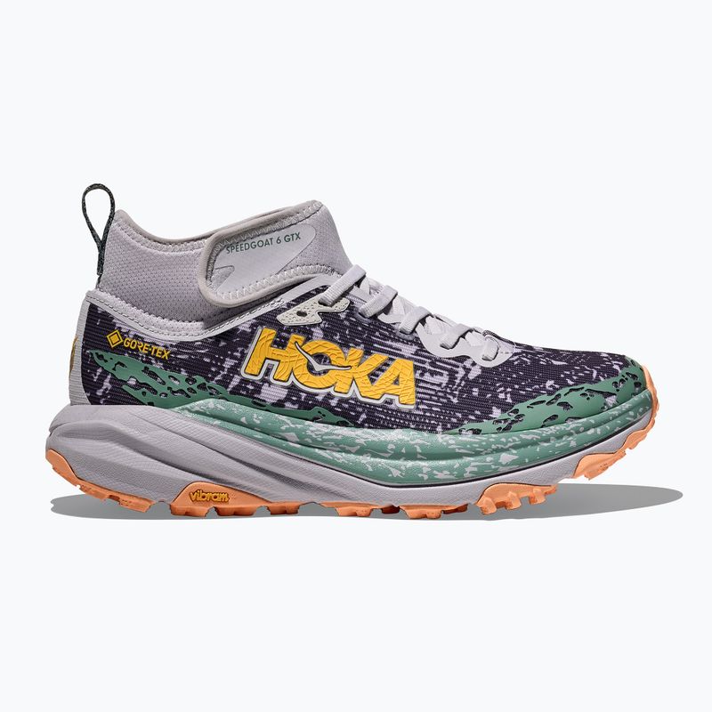 Кросівки для бігу жіночі HOKA Speedgoat 6 MID GTX asteroid/cosmic grey 9