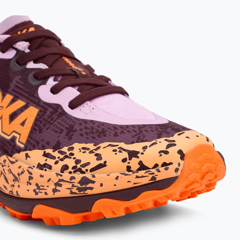 Кросівки для бігу дитячі HOKA Speedgoat 6 flower nectar/neon tangerine 7