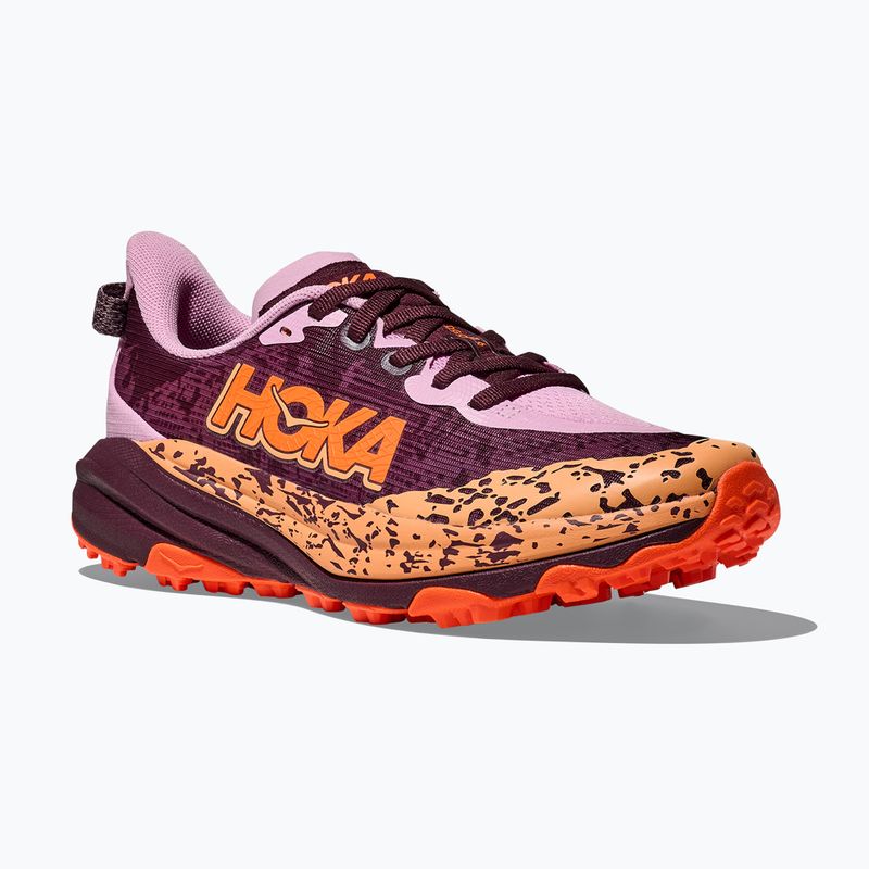 Кросівки для бігу дитячі HOKA Speedgoat 6 flower nectar/neon tangerine