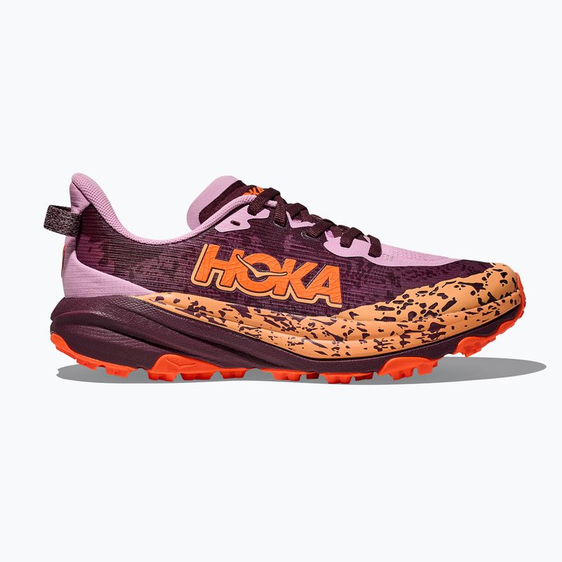 Кросівки для бігу дитячі HOKA Speedgoat 6 flower nectar/neon tangerine 2