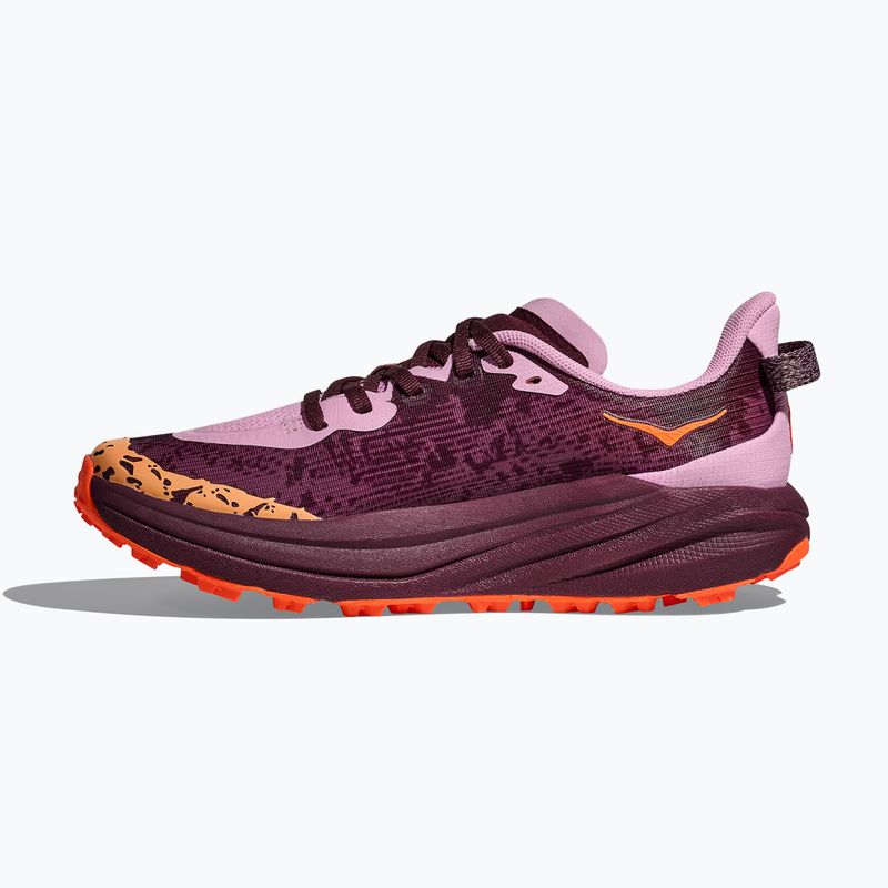 Кросівки для бігу дитячі HOKA Speedgoat 6 flower nectar/neon tangerine 3