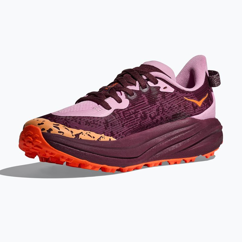 Кросівки для бігу дитячі HOKA Speedgoat 6 flower nectar/neon tangerine 4