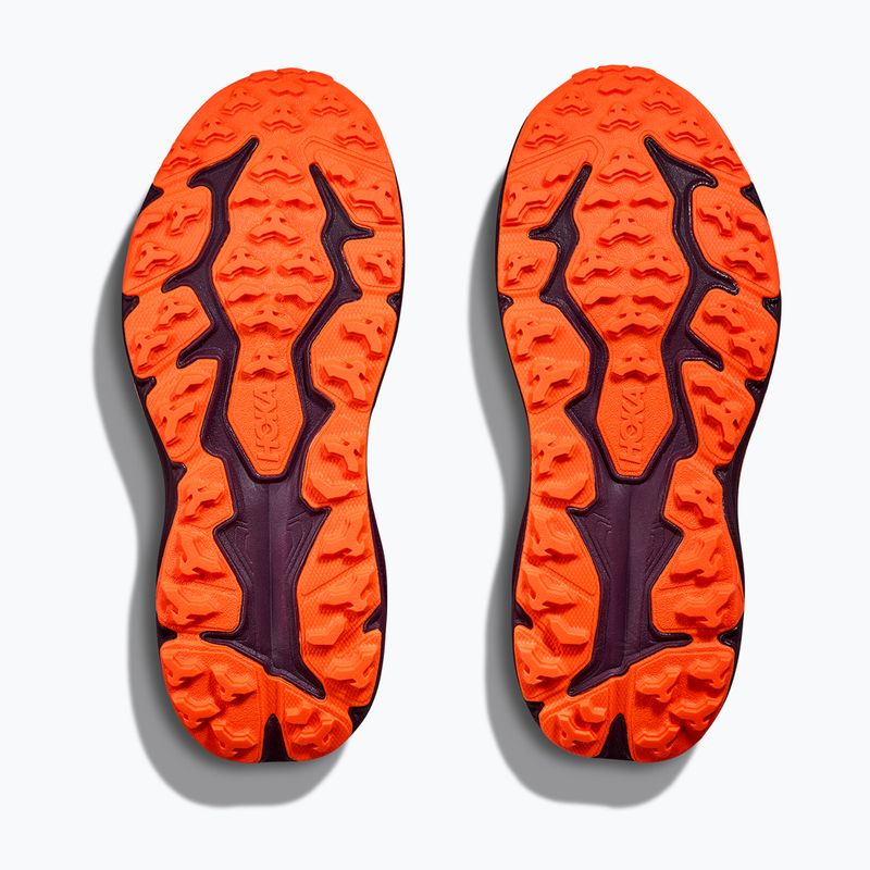 Кросівки для бігу дитячі HOKA Speedgoat 6 flower nectar/neon tangerine 7