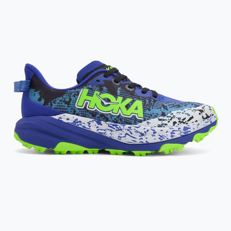 Кросівки для бігу дитячі HOKA Speedgoat 6 night sky/neon lime 2