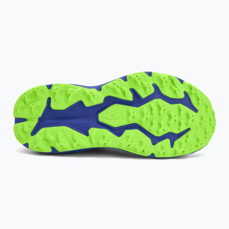 Кросівки для бігу дитячі HOKA Speedgoat 6 night sky/neon lime 4