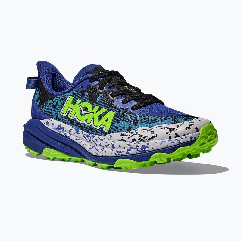 Кросівки для бігу дитячі HOKA Speedgoat 6 night sky/neon lime