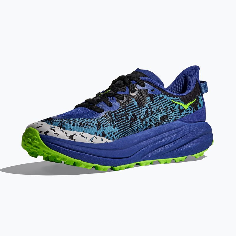 Кросівки для бігу дитячі HOKA Speedgoat 6 night sky/neon lime 4