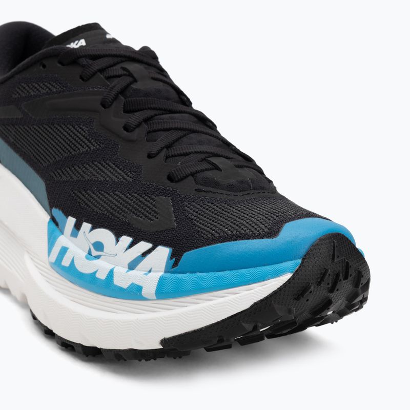 Кросівки для бігу чоловічі Hoka Mafate X black/skyward blue 7