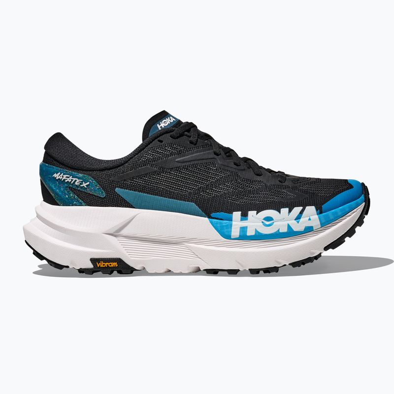 Кросівки для бігу чоловічі Hoka Mafate X black/skyward blue 2