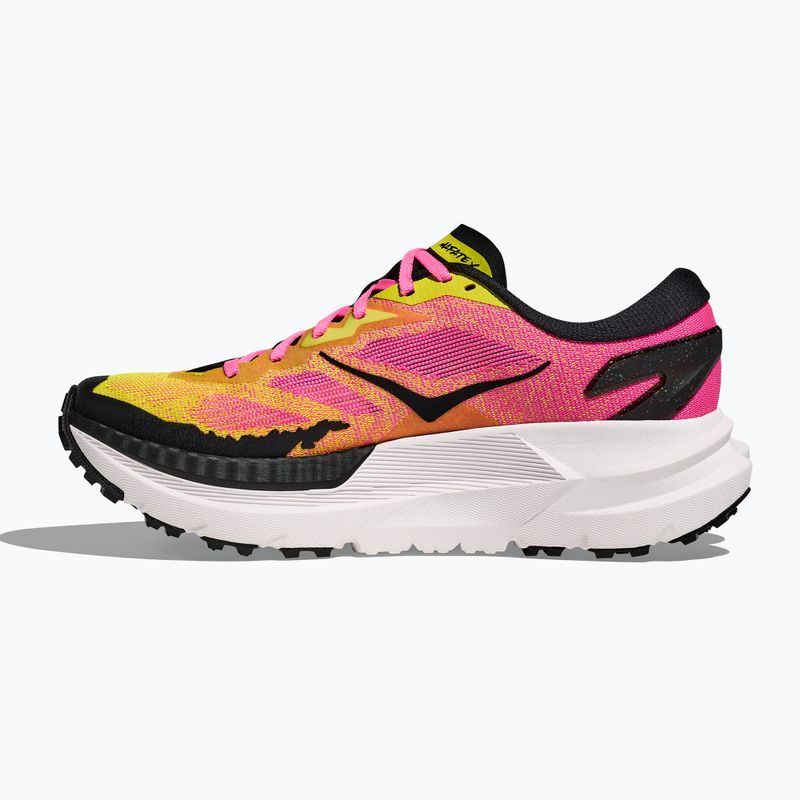 Кросівки для бігу чоловічі Hoka Mafate X neon hoka citrus/neon rose 3