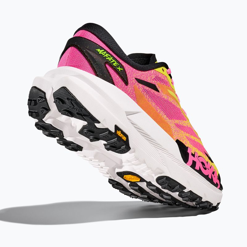 Кросівки для бігу чоловічі Hoka Mafate X neon hoka citrus/neon rose 5