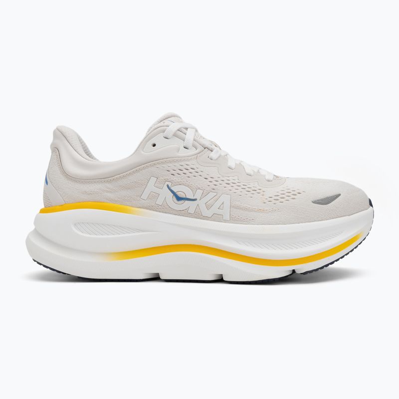 Кросівки для бігу чоловічі HOKA Bondi 9 white/grout 2
